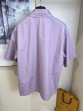 Louis Vuitton 26SS Fashion Embroidered Letter Versatile Casual Short Sleeve Shirt