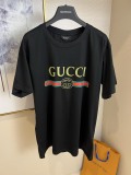 Gucci 26SS Classic Logo Printed Short Sleeve Couple Casual Loose T-shirt