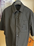 Louis Vuitton 26SS Fashion Embroidered Logo Versatile Casual Short Sleeve Shirt