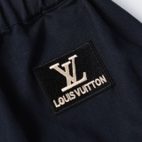 Louis Vuitton 26SS Fashion Versatile Embroidered Logo Work Pants Casual Shorts