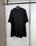 Prada Classic Logo Printed Round Neck T-shirt Unisex Casual Loose Short Sleeve