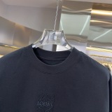 Loewe Fashion Patch Embroidered Logo Short Sleeve Unisex Casual Loose T-shirt
