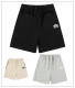 Balenciaga 26SS Classic Embroidered Logo Hoop Shorts Couple Versatile Loose Sports Pants
