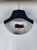 Gucci Classic Embroidery GG Round Neck T-shirt Couple Casual Versatile Short Sleeve
