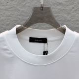 Amiri Classic 3D Logo Printed Short Sleeve Unisex Canal Loose T-shirt