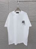 Amiri Classic 3D Logo Printed Short Sleeve Unisex Canal Loose T-shirt