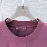 Gucci 26SS Classic 3D Overlapping Logo Printed Short Sleeve Unisex Canal Loose T-shirt