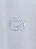 Gucci Classic Embroidery GG Round Neck T-shirt Couple Casual Versatile Short Sleeve