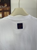 Louis Vuitton Fashion Abstract Stone Pattern Printed Short Sleeve Unisex Canal Loose T-shirt