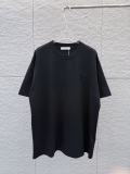 Dior 26SS Classic 3D Embroidered Logo Short Sleeve Unisex Canal Round Neck T-shirt