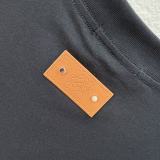 Loewe 26SS Fashion Embroidered Logo Short Sleeve Unisex Canal Loose T-shirt
