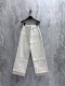 Dior 26SS Fashion Logo Printed Pocket Wide Leg Jeans