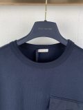 Moncler Classic Simple Round Neck Short Sleeve Couple Casual Loose T-shirt