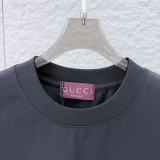 Gucci 26SS Classic 3D Overlapping Logo Printed Short Sleeve Unisex Canal Loose T-shirt