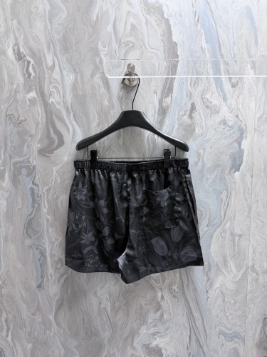 Gucci 26SS Fashion Flower Printed Mulberry Silk Casual Versatile Shorts