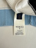 Louis Vuitton 26SS Fashion Color blocked Checkered Jacquard Knitted Zipper Jacket