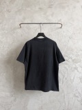 Balenciaga 26SS Fashion Eiffel Tower Lightning Printed T-shirt Couple Casual Oversize Short Sleeve