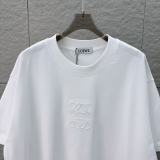 Loewe 26SS Classic Embroidered Logo Short Sleeve Unisex Canal Loose T-shirt