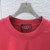 Gucci 26SS Classic 3D Embroidered GG Printed Short Sleeve Unisex Canal Loose T-shirt