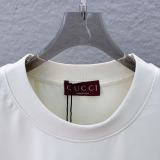 Gucci 26SS Classic 3D Embroidered GG Printed Short Sleeve Unisex Canal Loose T-shirt