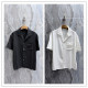 Louis Vuitton 26SS Classic 3D Embroidered Logo Silk Short Sleeved Shirt