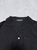 Louis Vuitton 26SS Classic 3D Embroidered Logo Silk Short Sleeved Shirt