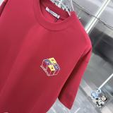 Givenchy 26SS Fashion 3D Logo Printed Short Sleeve Unisex Canal Round Neck T-shirt