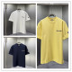 Moncler 26SS Simple Logo Printed Short Sleeve Unisex Canal Round Neck T-shirt