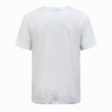 Dior Fashion Embroidered Logo Terry Short Sleeve Couple Casual Versatile T-shirt