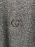 Gucci Classic Embroidery GG Round Neck T-shirt Couple Casual Versatile Short Sleeve
