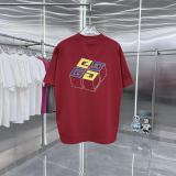 Givenchy 26SS Fashion 3D Logo Printed Short Sleeve Unisex Canal Round Neck T-shirt