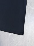 Dior Fashion Thread Logo Collar T-shirt Couple Versatile Casual Short Sleeve