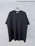 Dior 26SS Classic Embroidered Logo Short Sleeve Unisex Canal Round Neck T-shirt