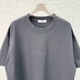 Loewe 26SS Classic Embroidered Logo Short Sleeve Unisex Canal Loose T-shirt
