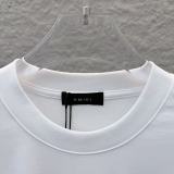 Amiri 26SS Fashion Hexagonal Star Printed Embroidered Logo Short Sleeve Unisex Canal Round Neck T-shirt