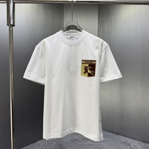Burberry 26SS Fashion Logo Printed Short Sleeve Unisex Canal Round Neck T-shirt
