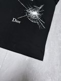 Dior 26SS Fashion Embroidered Letter Short Sleeve Unisex Casual Round Neck T-shirt