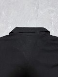 Louis Vuitton 26SS Classic 3D Embroidered Logo Silk Short Sleeved Shirt