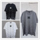 Amiri 26SS Fashion Hexagonal Star Printed Embroidered Logo Short Sleeve Unisex Canal Round Neck T-shirt