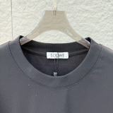 Loewe 26SS Classic Embroidered Logo Short Sleeve Unisex Canal Loose T-shirt