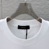 Amiri 26SS Fashion Patch Embroidered Logo Short Sleeve Unisex Canal Round Neck T-shirt