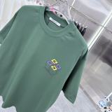Givenchy 26SS Fashion 3D Logo Printed Short Sleeve Unisex Canal Round Neck T-shirt