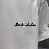 Moncler 26SS Simple Logo Printed Short Sleeve Unisex Canal Round Neck T-shirt