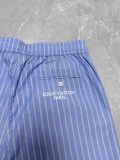 Louis Vuitton 26SS Fashion Stripe Logo Printed Collar Short Sleeve Shirt Set