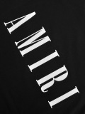 Amiri Classic Logo Printed Round Neck T-shirt Couple Casual Versatile Short Sleeve