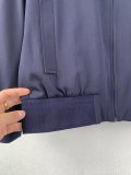 Louis Vuitton Classic Embroidered Logo Versatile Collar Pilot Jacket Coat