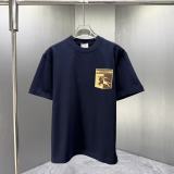 Burberry 26SS Fashion Logo Printed Short Sleeve Unisex Canal Round Neck T-shirt