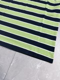 Prada 26SS Fashion Stripe T-shirt Couple Versatile Casual Short Sleeve