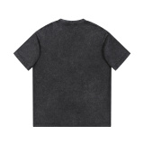 Balenciaga Classic Logo Printed Round Neck Short Sleeve Unisex Casual Washed T-shirt