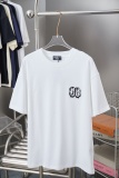 Balenciaga 26SS Classic Hot Diamond Embroidered Logo T-shirt Couple Casual Oversize Short Sleeve